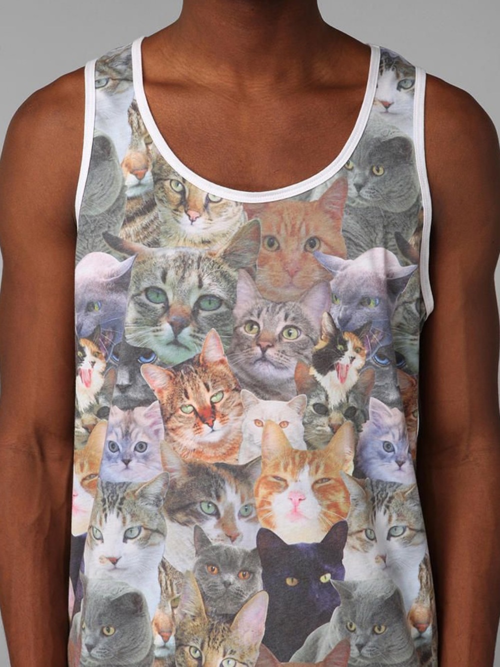 Urban Outfitters Cat Printed Tank Top